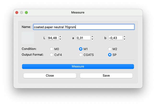 Spectraproof Softproof Solution: Onscreen Menu when adding new substrates for Softproofing