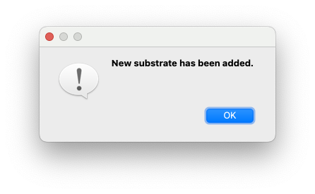 Spectraproof Softproof Solution: Onscreen Message when adding new substrates for Softproofing